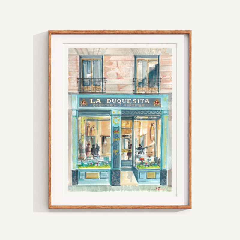 Picolómini: Un proyecto inspirado en el arte y la arquitectura. 3 20.01 Duquesita lamina print acuarela 2048x2048 1