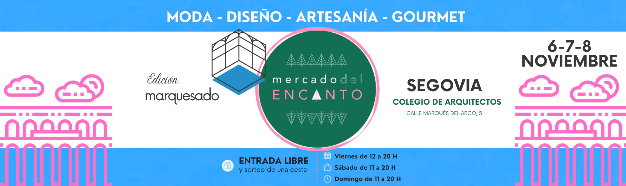 Mercado del Encanto - Pop Up de Marcas y Productos Exclusivos en Madrid 2 MARQUESADO SLIDE (37 x 11 cm)