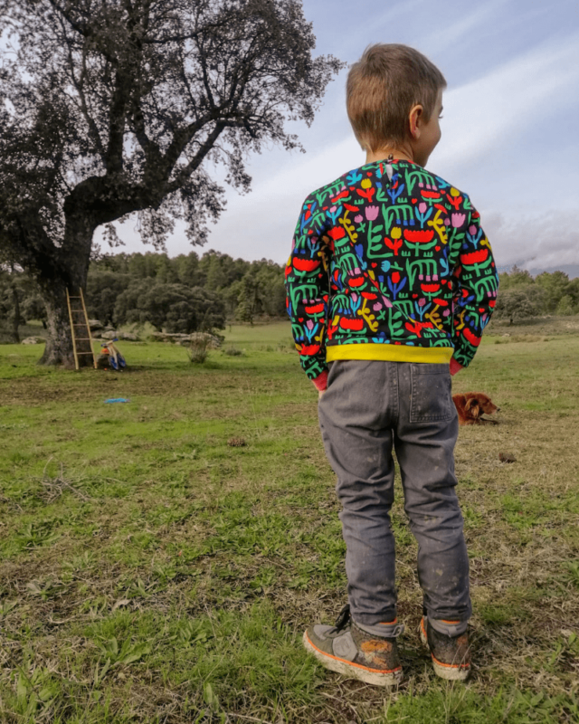 SUDADERA BLACK GARDEN M
